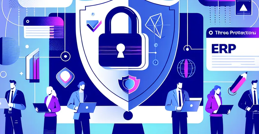  客户数据丢失？ERP系统数据安全的三道防护墙  